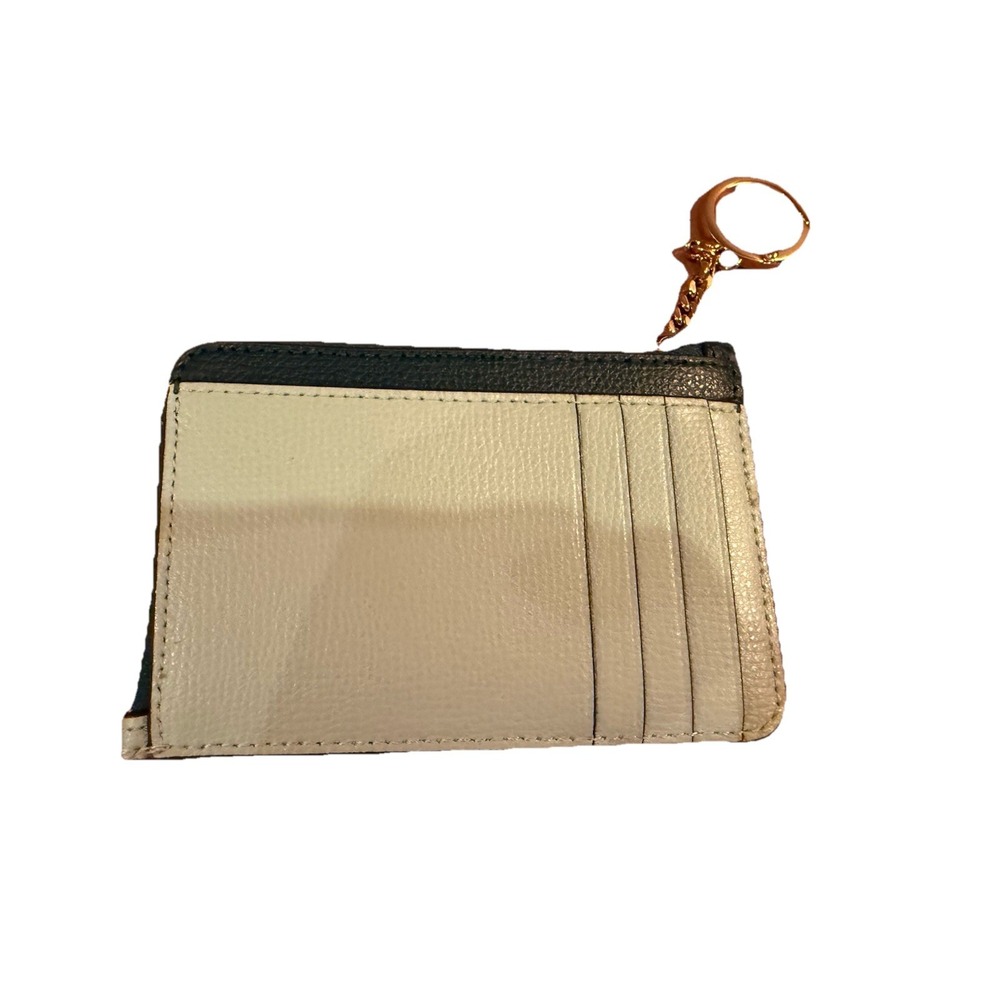 Kate Spade Darcy leather zip key ring card holder wallet Seawater Green 99$ - Picture 5 of 10